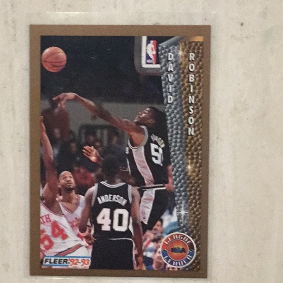 David Robinson 1992 - 93 Basketball Cards NBA Fleer Upper Deck Lot Of 6 Card - Picture 4 of 16